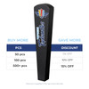 Custom Wooden Tap Handle with Topper - Model WD-18