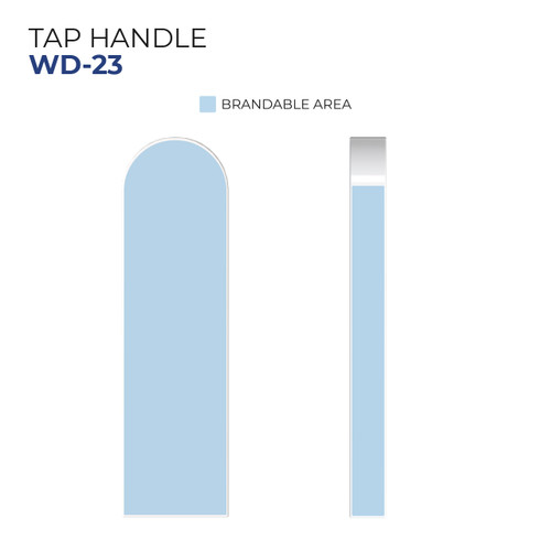 Custom Wooden Tap Handle - Model WD-23