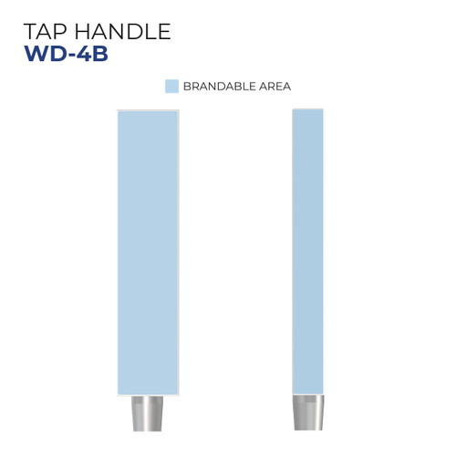 Custom Beer Tap Handle WD-4B Wooden