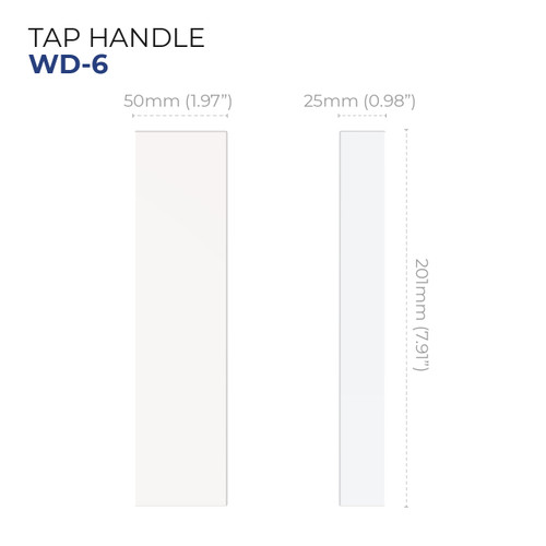 Custom Wooden Tap Handle - Model WD-6