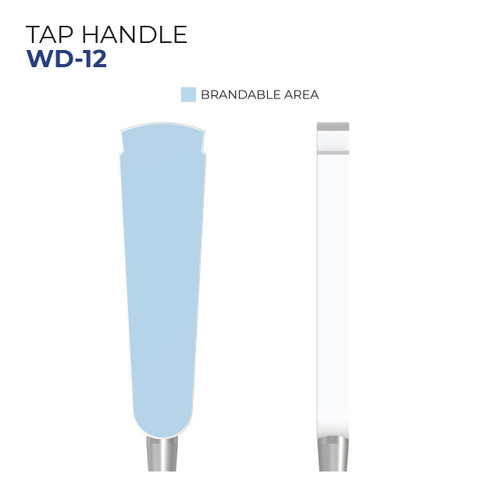 Custom Beer Tap Handle WD-12 Wooden