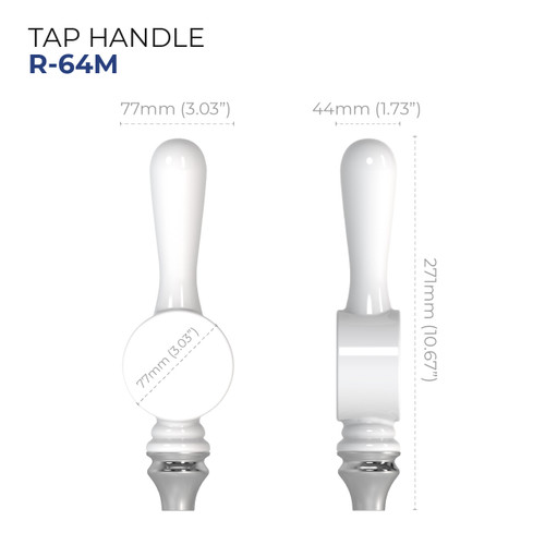 Custom Resin Tap Handle - Model R-64M