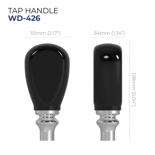 Custom Beer Tap Handle WD-426 Wooden