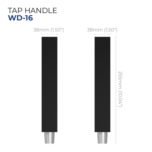 Custom Wooden Tap Handle - Model WD-16