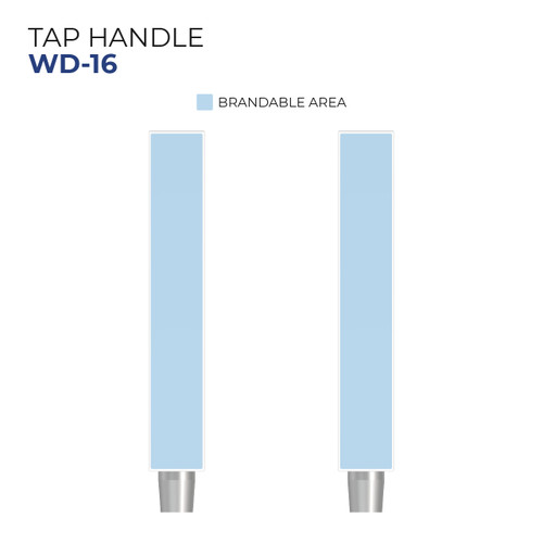 Custom Wooden Tap Handle - Model WD-16