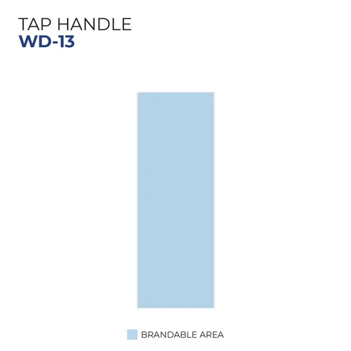 Custom Wooden Tap Handle with Topper - Model WD-13