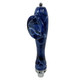 Beer Tap Handle with Oval Plate A-57 Blue Marble