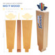 Custom Beer Tap Handle WD-7 Wooden with Toppers