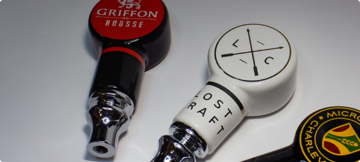 Custom Branded Resin Tap Handles