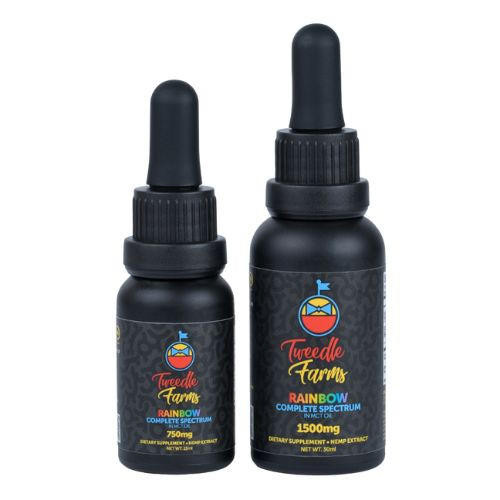 Rainbow Complete Spectrum CBD Oil - Tweedle Farms