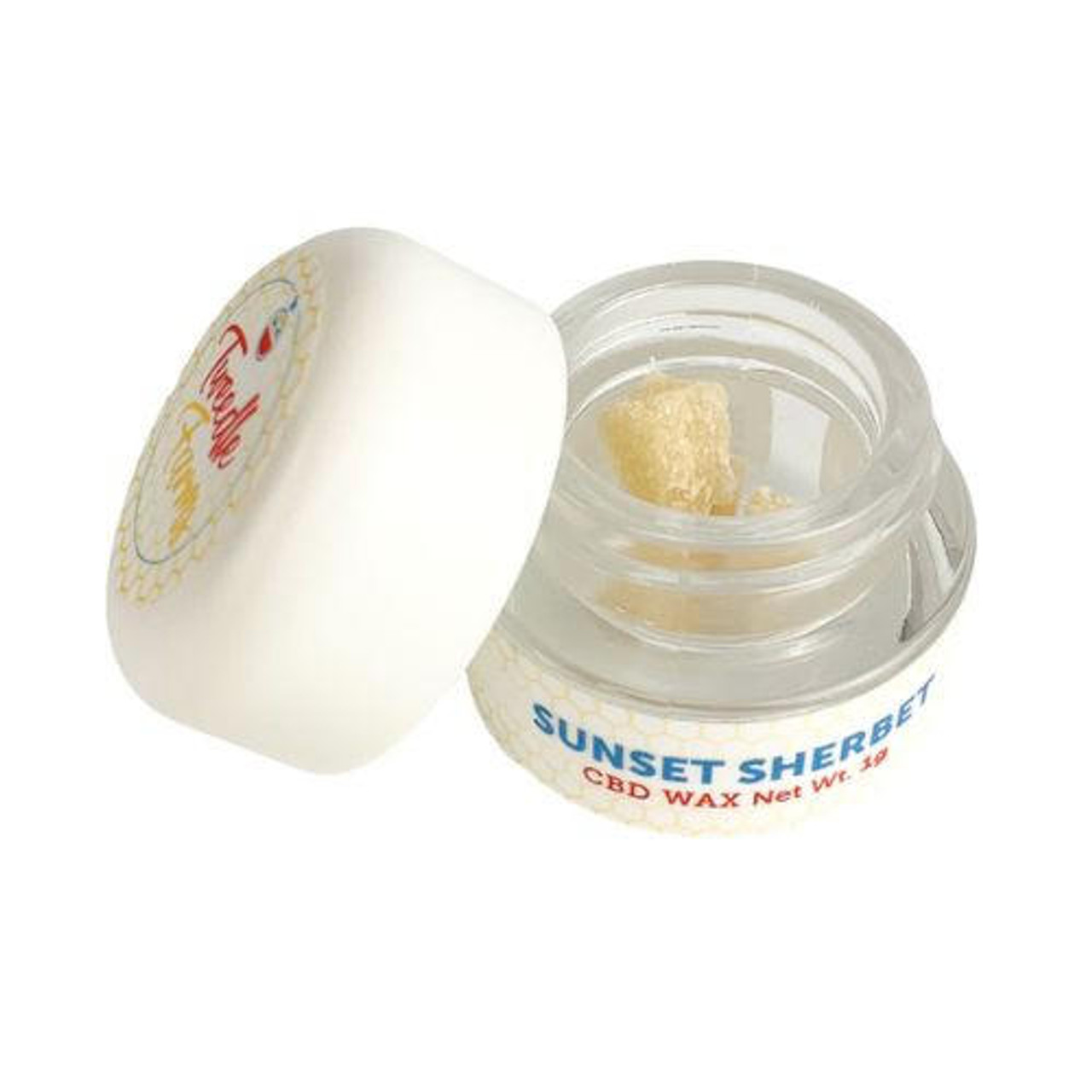 Sunset Sherbet High CBD Wax • 94.8% Total Cannabinoids - Tweedle Farms