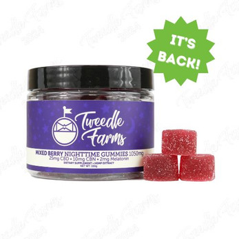 Nighttime Gummies • 1050mg • 30ct • Mixed Berry