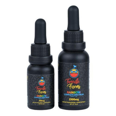 Rainbow Complete Spectrum CBD Oil - Tweedle Farms