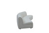 Divani Casa Olandi - Modern White Fabric Curved Sectional Sofa / VGEV-VG695-WHT