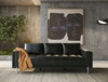 Divani Casa Schmidt - Modern Black Leather Sofa / VGKK-KF.7020-SOFA-BLK