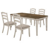 Ronnie 5-piece Rectangular Dining Table Set Rustic Cream / CS-108051-S5