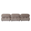 Paloma 3PC Modular 111 Inch Sofa in Mink Tan Velvet / PALOMA1LC1AC1RCTN