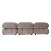 Paloma 4PC Modular 111 Inch Reversible Chaise Sectional in Mink Tan Velvet / PALOMA1LC1AC1RC1OTTN