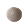 Set of (2) 10" Round Accent Pillows in Mink Tan Velvet / PILLOWBALLTN2PK