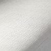 Muse Ottoman in Mist White Performance Fabric / MUSEOTWH