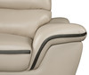 36" Modern Leather Upholstered Chair / 168-BEIGE-CH