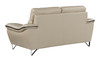 Modern Leather Upholstered Sofa Set / 168-BEIGE
