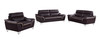 Modern Leather Upholstered Sofa Set / 168-BROWN