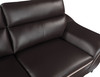 Modern Leather Upholstered Sofa Set / 168-BROWN