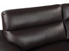Modern Leather Upholstered Sofa and Loveseat / 168-BROWN-2PC