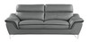 Modern Leather Upholstered Sofa and Loveseat / 168-GRAY-2PC