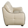 Leather Upholstered Sofa and Loveseat / 2088-BEIGE-2PC