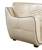 Leather Upholstered Sofa and Loveseat / 2088-BEIGE-2PC