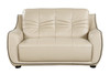 Modern Leather Upholstered Loveseat / 2088-BEIGE-L