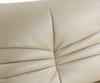 Modern Leather Upholstered Loveseat / 2088-BEIGE-L