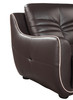 Leather Upholstered Sofa and Loveseat / 2088-BROWN-2PC