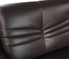 Modern Leather Upholstered Loveseat / 2088-BROWN-L