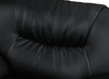 80" Modern Faux Leather Upholstered Sofa in Black / 405-BLACK-S