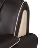 40" Modern Leather Upholstered Chair in Brown / 405-BROWN-CH