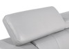 Genuine Italian Leather Upholstered Sofa Set in Light Gray / 415-LIGHT-GRAY