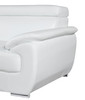 Modern Leather Upholstered Recliner Sofa Set in White / 4571-WHITE