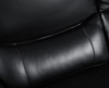 Modern Leather Upholstered Sofa & Loveseat Set in Black / 4572-BLACK-2PC