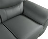 37" Modern Leather Upholstered Chair in Gray / 4572-GRAY-CH