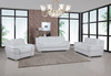 Modern Leather Upholstered Sofa Set in White / 4572-WHITE