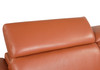 71" Modern Genuine Italian Leather Loveseat in Camel Brown / 692-CAMEL-L