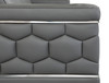 71" Modern Genuine Italian Leather Loveseat in Gray / 692-DARK_GRAY-L