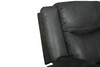 Transitional Faux Leather Reclining Sofa Set in Gray / 6967-GRAY