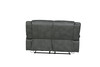 Transitional Faux Leather Reclining Sofa Set in Gray / 6967-GRAY