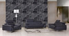 Genuine Italian Leather Upholstered Sofa Set / 727-NAVY
