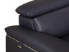 Genuine Italian Leather Upholstered Sofa Set / 727-NAVY