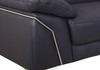 Genuine Italian Leather Upholstered Sofa / 727-NAVY-S